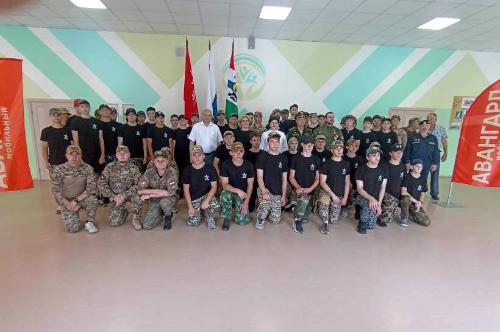 Мобильный Авангард посетил Татарский район с модулем «Начальная военная подготовка»